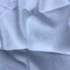 Set of 12 vintage white napkins with lilacs, monogrammed GSS.