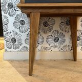 Sienna wooden bedside table in Scandinavian style