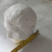 Tête d'homme en plâtre