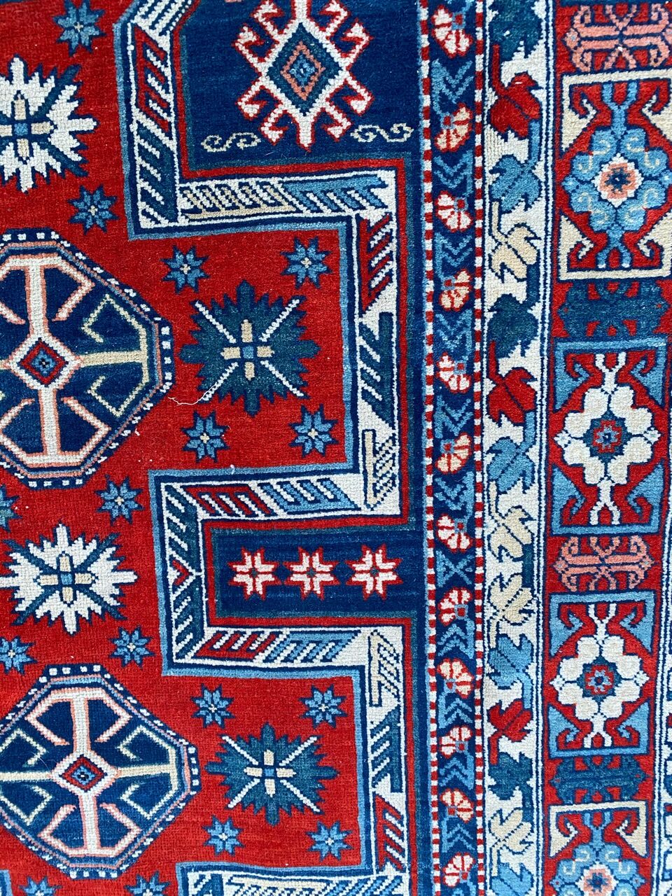 Vintage carpet of the chirwan Caucasus 115x195 cm