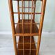 Rattan and wood shelf furniture