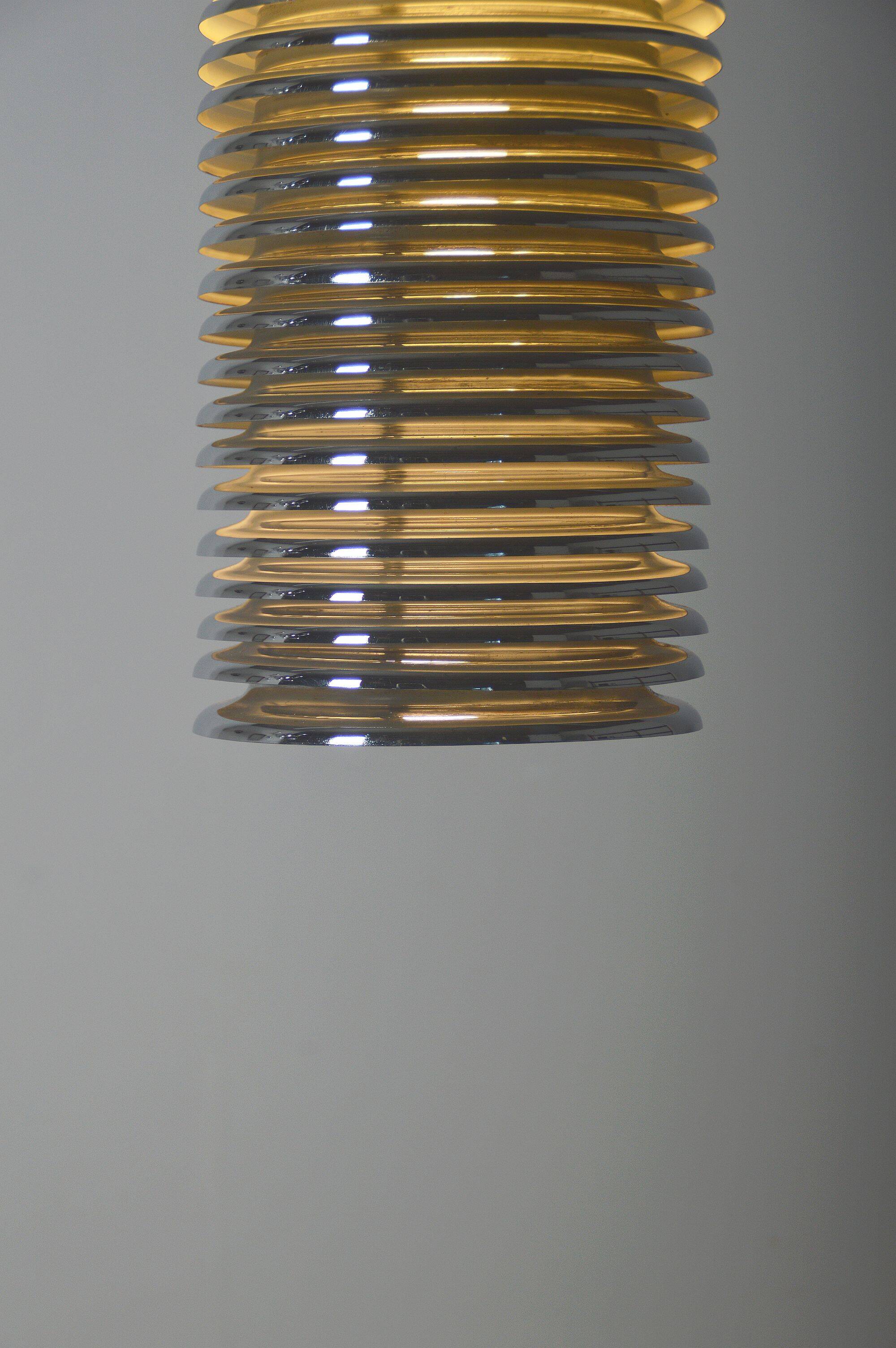 Saturno pendant lamp designed by Kazuo Motozawa for Staff Leuchten, 1972
