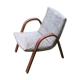 Armchair bow wood steiner