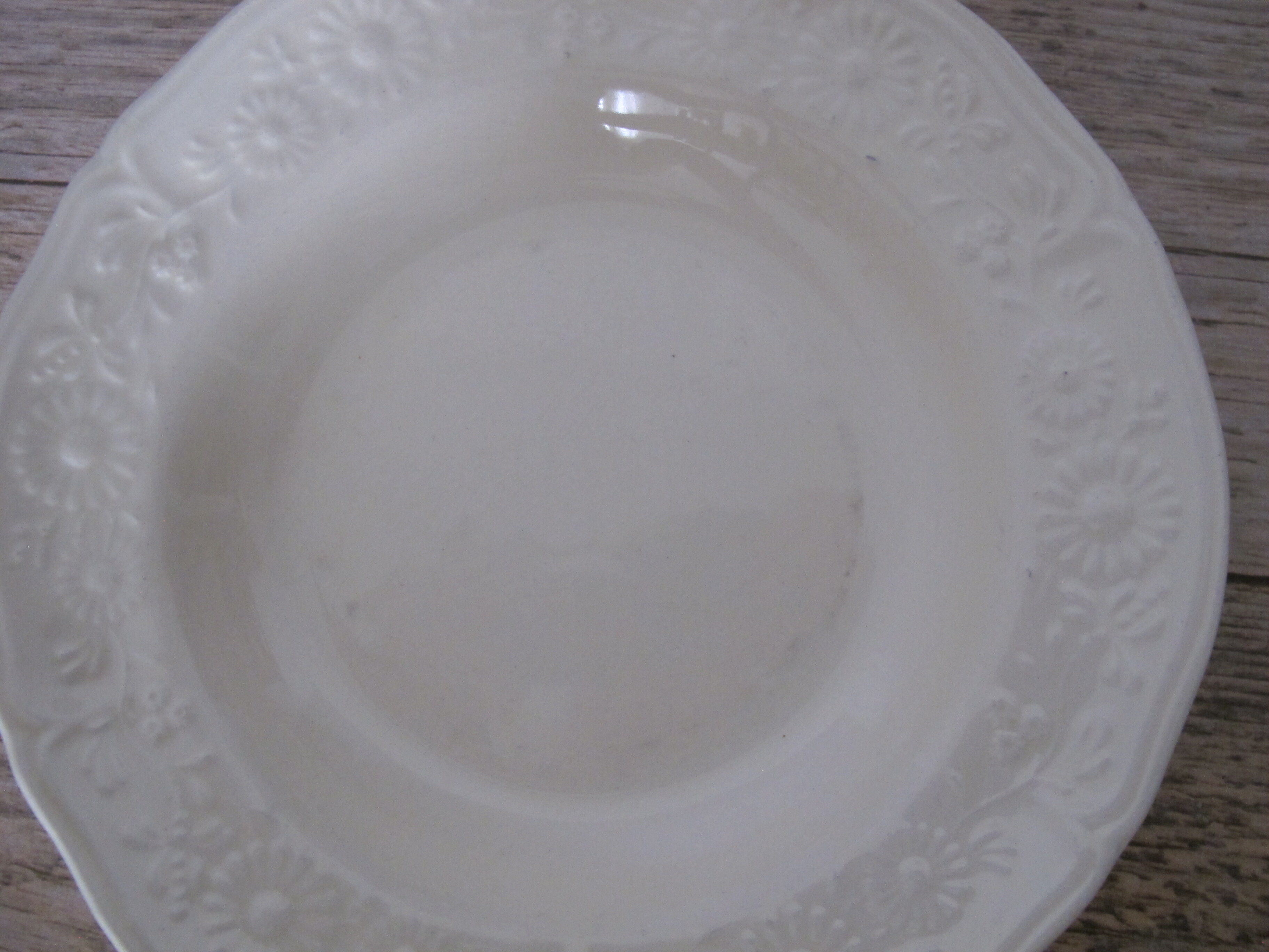 Lot 6 assiettes Gien Pont aux Choux