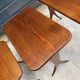 Set of 3 nesting tables by Raphaël Raffel, Scandinavian vintage, 1960s