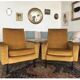 2 Vintage Velvet Armchairs