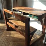Office schoolboy vintage with built-in bench