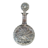 Bohemian crystal whisky decanter
