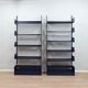 Restored Congresso modular metal bookcases LIPS VAGO 1970s, set of 2
