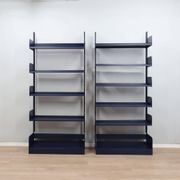 Bibliothèques modulaires en métal Congresso LIPS VAGO des années 1970, ensemble de 2