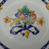 Bernardaud in Limoges, pair of bread plates with Borghese decoration