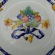 Bernardaud in Limoges, pair of bread plates with Borghese decoration