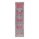 Vintage Turkish hallway rug 99x385 cm