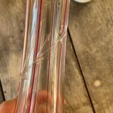 Engraved soliflore vase