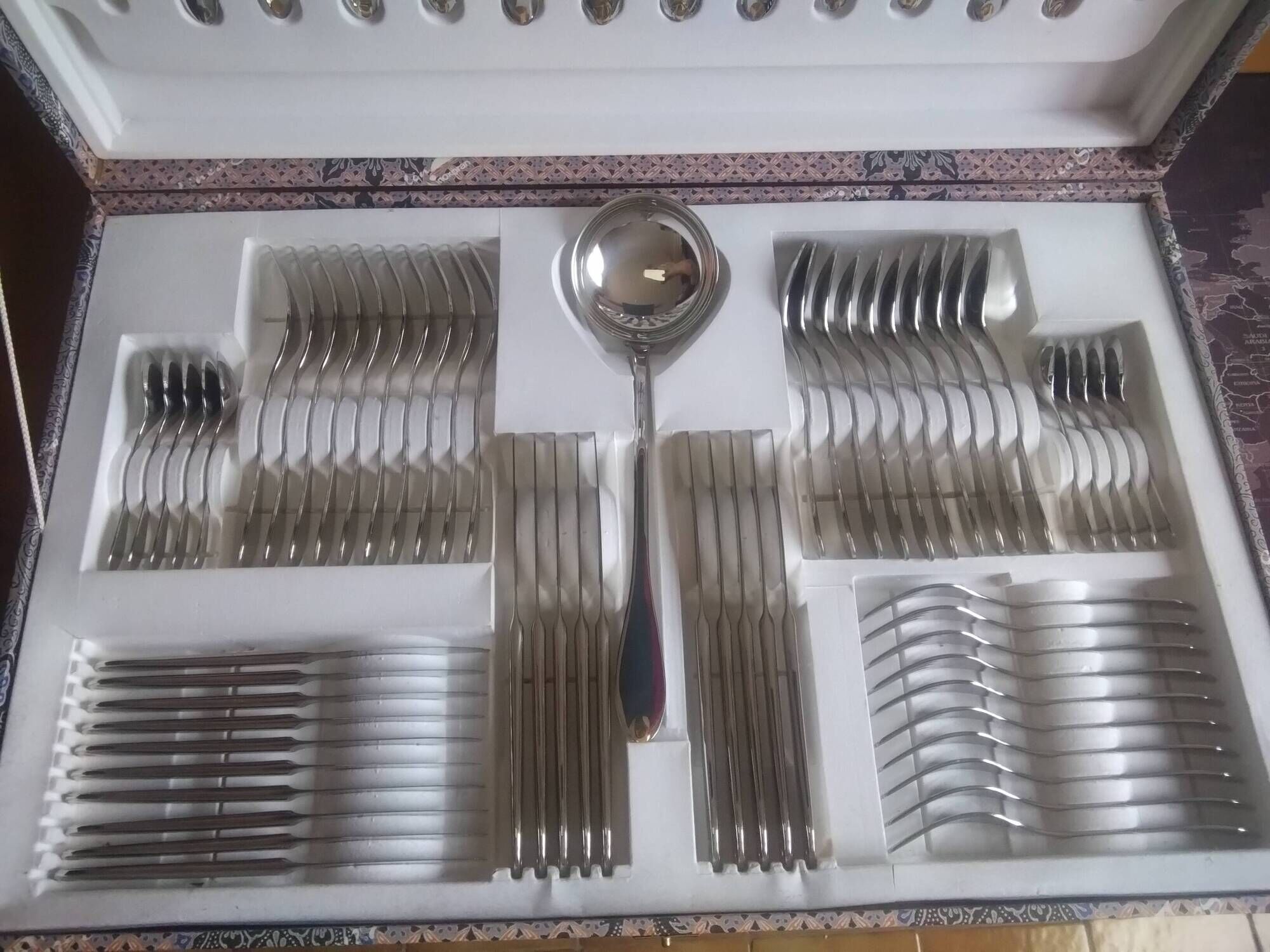 Cutlery set 75 pieces inoxpran italy