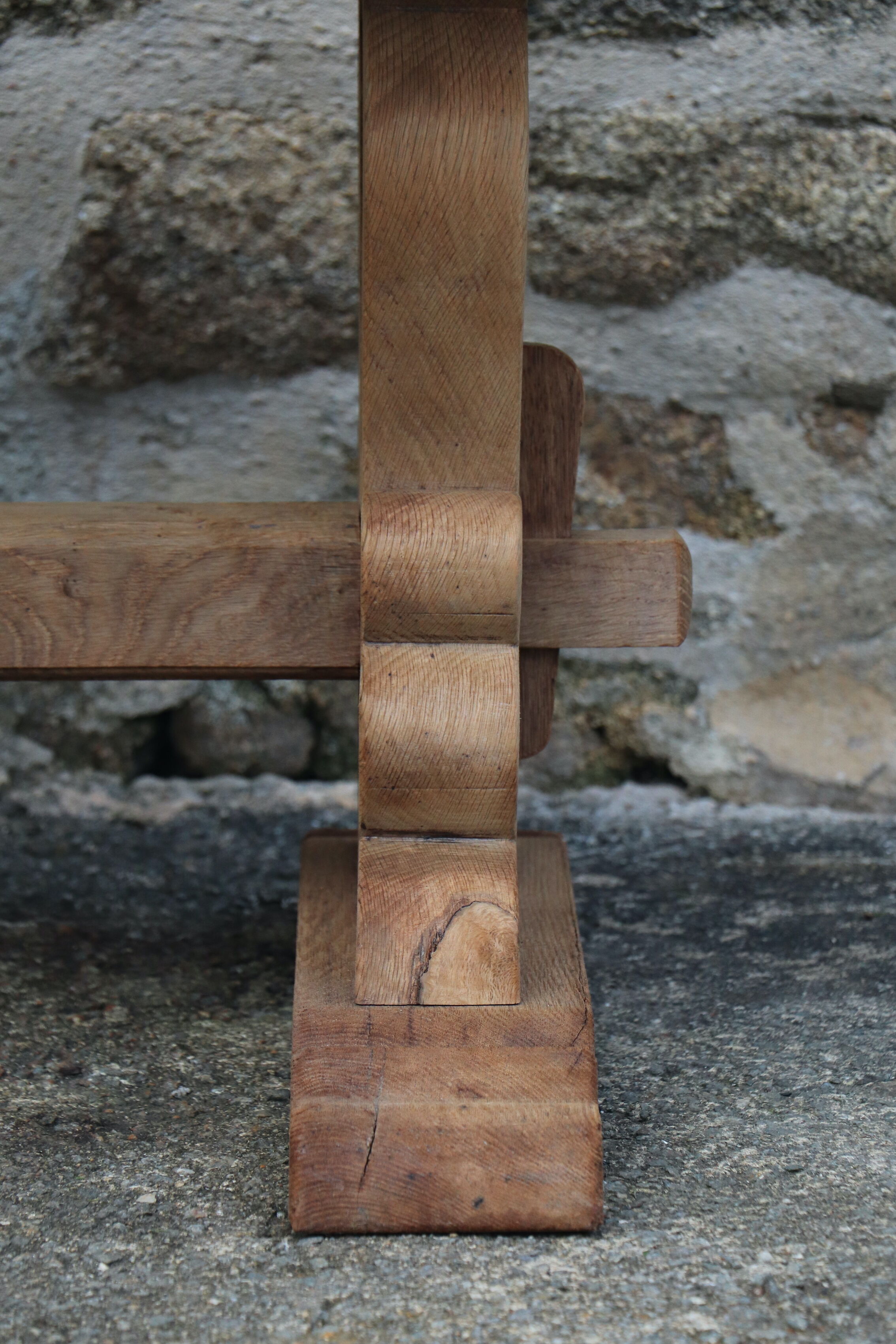 Wooden monastery table XIX