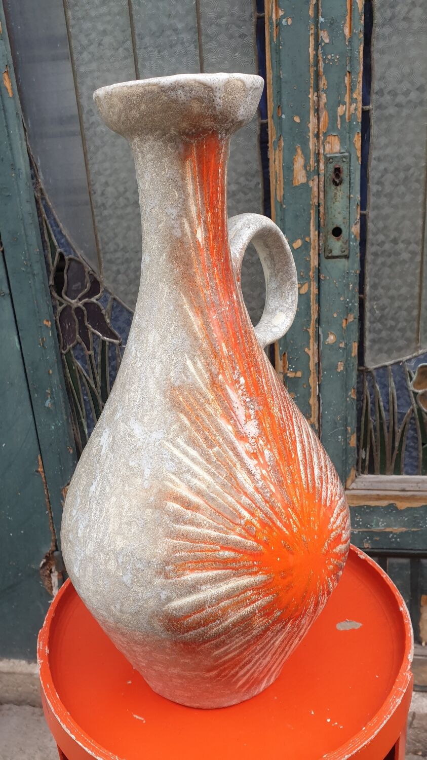 Vallauris vase vintage 1960s