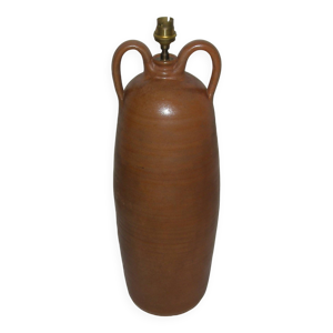 Pied de lampe en grès