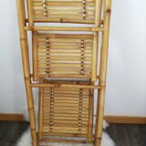 Folding bamboo shelf