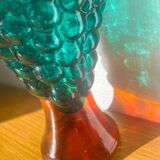 Glass grape cluster ewer/pitcher