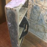 Toolbox with black patina handle