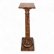 Faux marble wooden stool