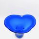 Giant Vase 44cm Bo Borgström Åseda Blue Glass Sweden Label