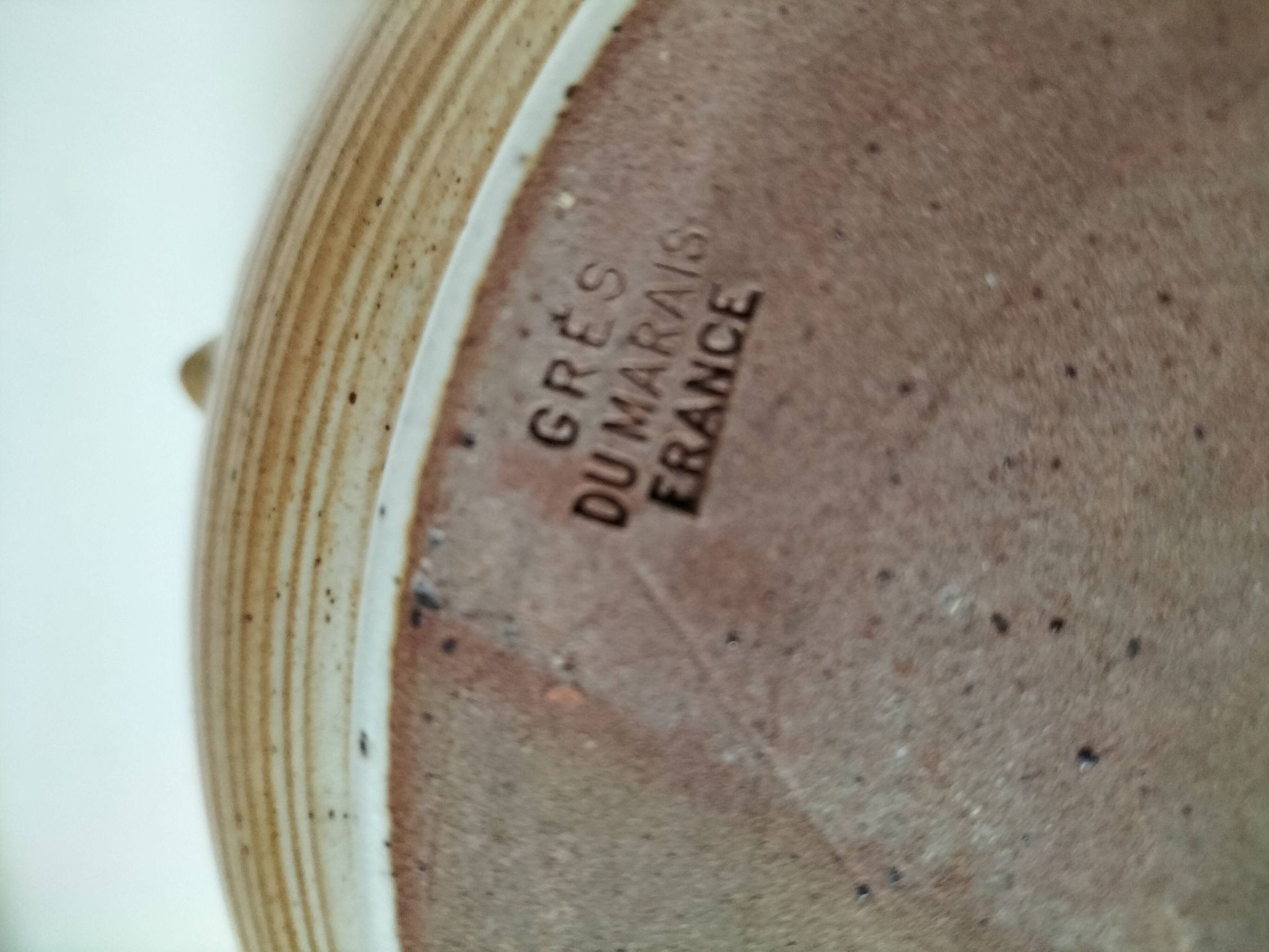 Vintage stoneware soup tureen from Marais.