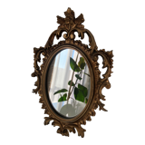Miroir doré 19x30cm