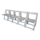 Set of 5 Vintage TRIESTE Foldable Chair by Aldo Jacober, 1970s Mid-Century