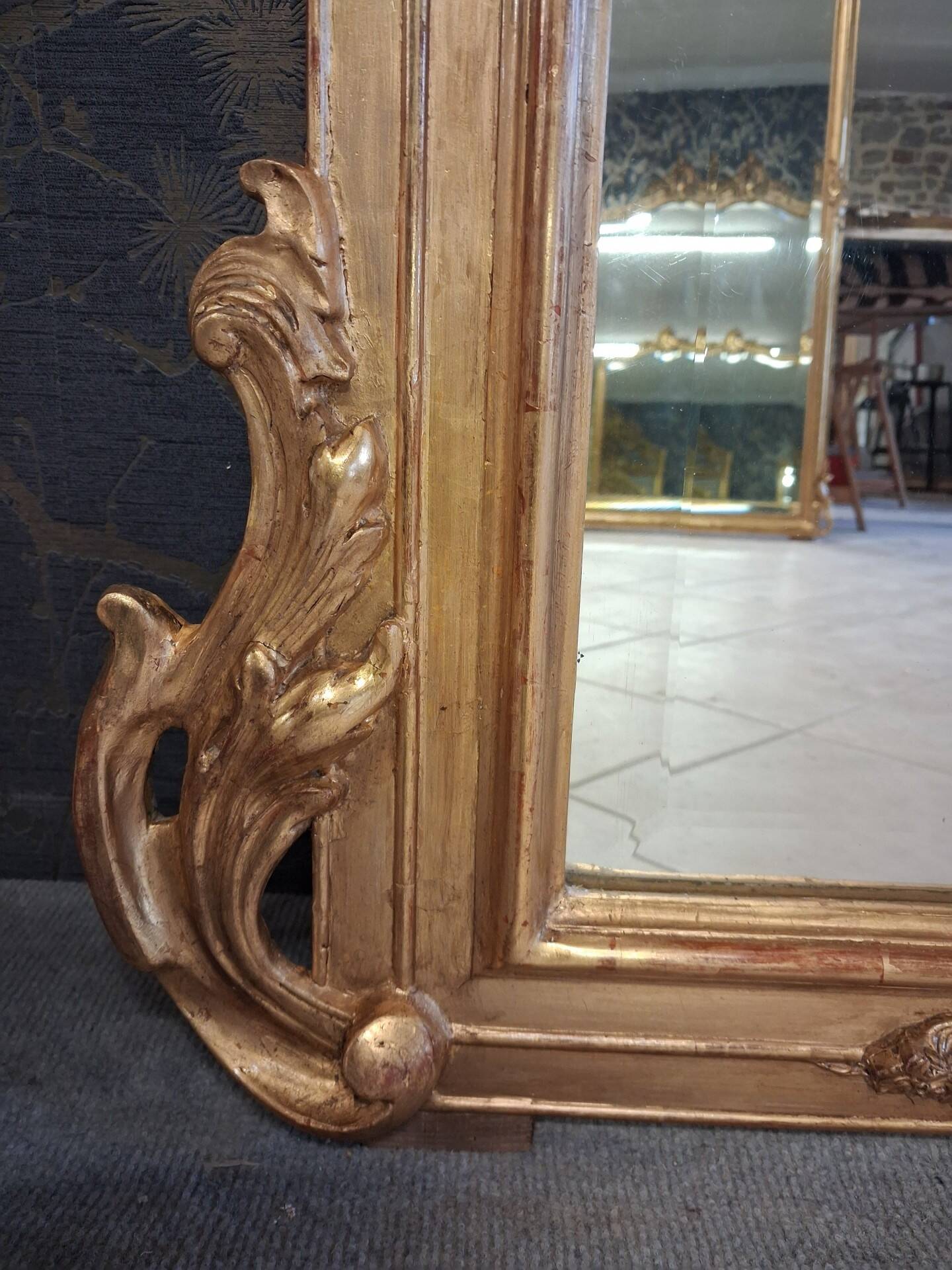 Miroir époque Napoléon III 203 x 139
