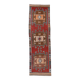 3x10 Mid Century Modern Burgundy Vintage Runner Rug, 97x3235Cm