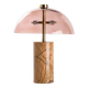 LAMPE TABLE PIED MARBRE GR-GU10
