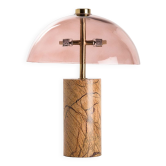 Lampe table pied marbre gr-gu10