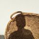 Vintage handmade wicker storage basket