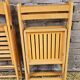 Set of 4 vintage mismatched folding chairs