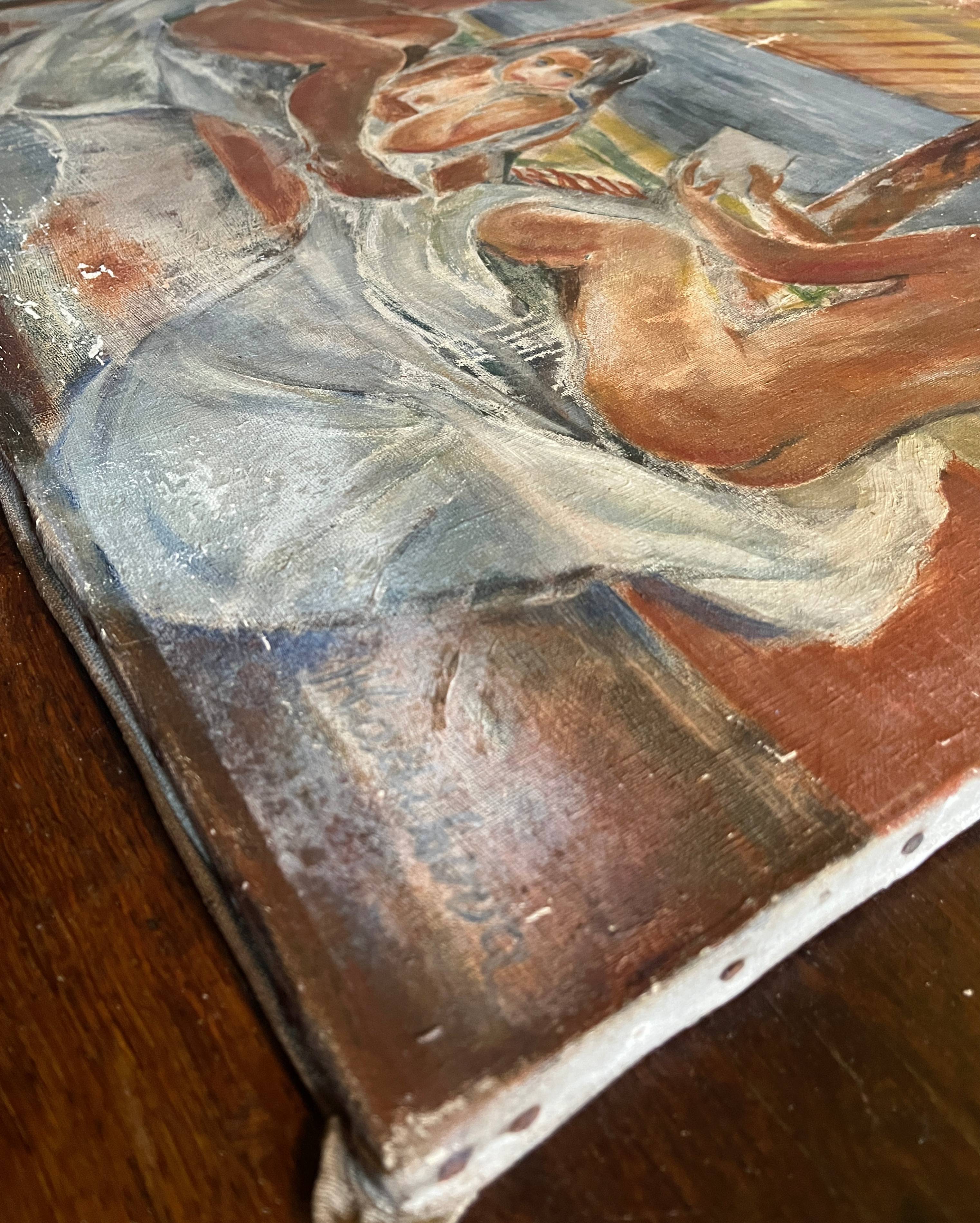 Tableau HST Orientaliste Hana HLADIKOVA-BERNKOPFOVA (1900-1978) R. Tchèque