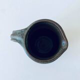 Old stoneware pitcher signed Fontgombault