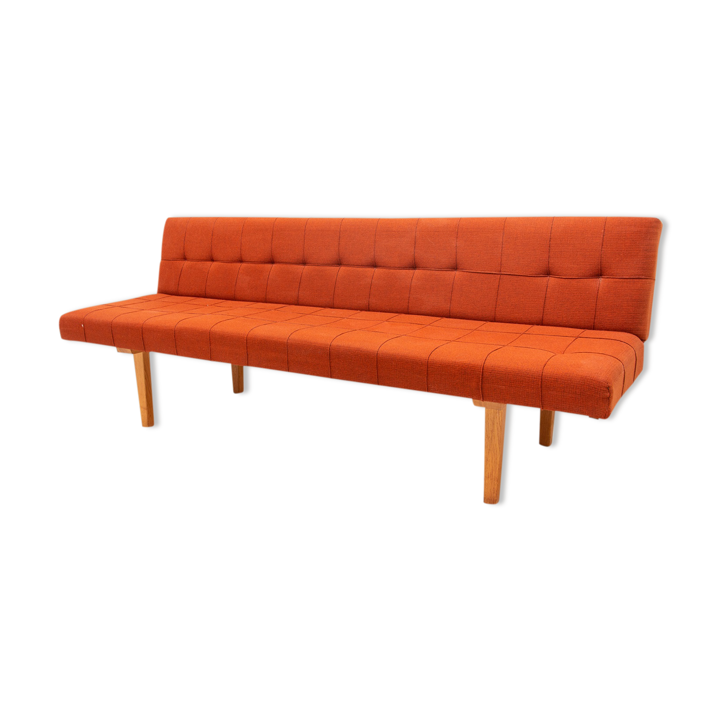Mid century folding sofa-bench, 1960s, Czechoslovakia