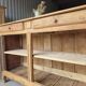 Large Louis XV style solid wood buffet, restored