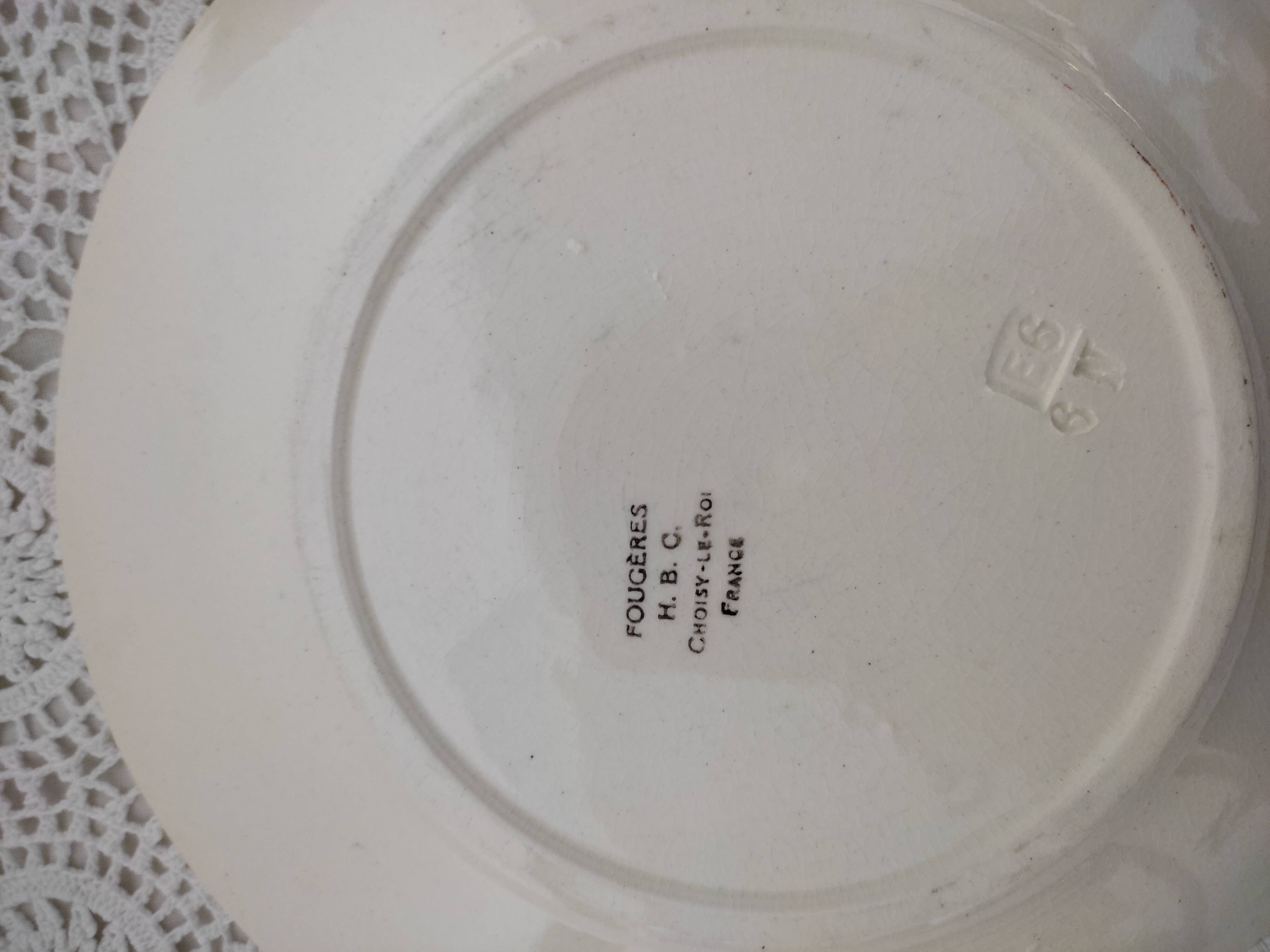 Assiettes dessert choisy le roi