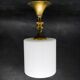 Lampe à pendentif de style Art Déco, Pologne, années 1950