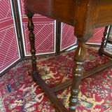 Solid wood desk pegged turned feet