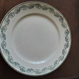 Old round dish St Amand