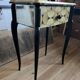 Upcycled Art Deco bedside table – gold & vintage mirrors