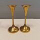 Danish designed candle holders in solid brass.
