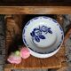 10 assiettes plates roses bleus Bastia Sarreguemines Art Déco