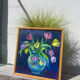 Tulip bouquet painting