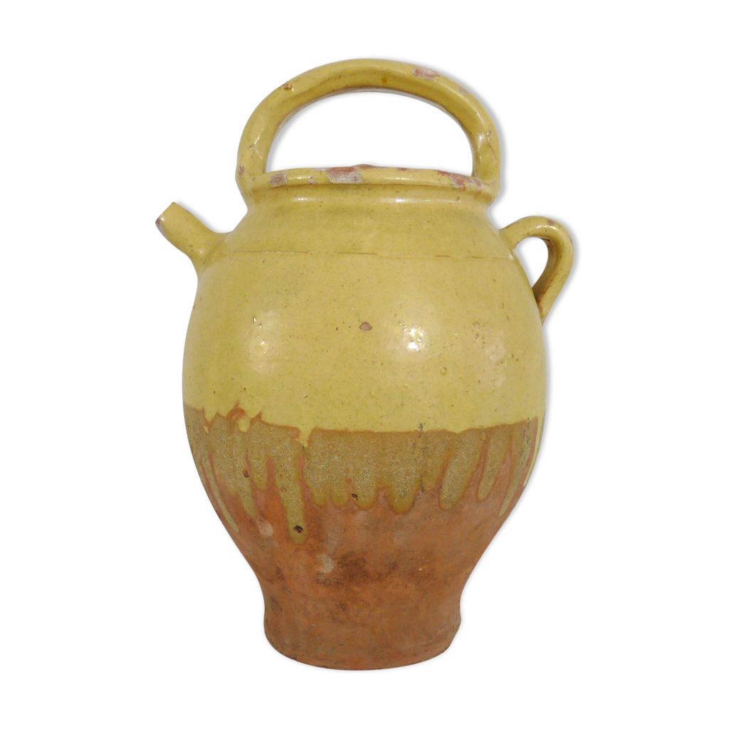 ANCIEN PICHET CRUCHE 2 Litres - Couvercle En Étain EUR 39,99 - FR