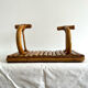 Rattan coat rack